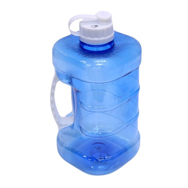 2 Litre Sports Water Bottle With Integrated Carry Handle - Blue