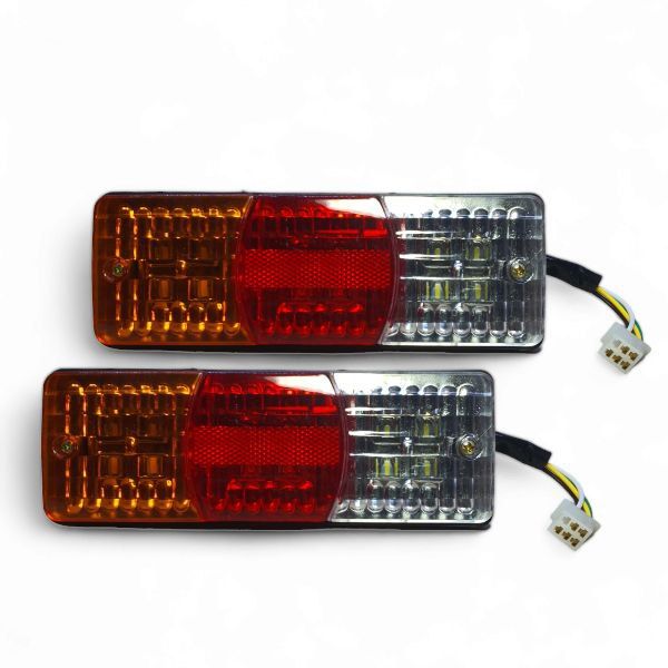 Set 12V LED Rear Stop Light Tail Brake Indicator Lamps