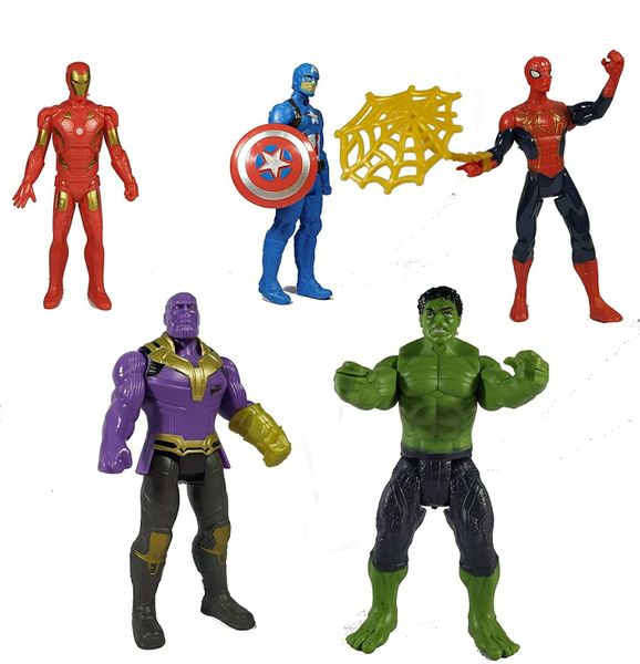 5 Piece Avengers Endgame Action Figure Set With Weapons