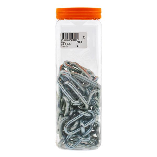 FORT KNOX Chain Light Duty 6mm x 2m Q:1 PC040