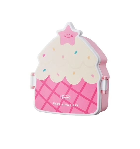 Cake Shaped Lunch Box - Pink