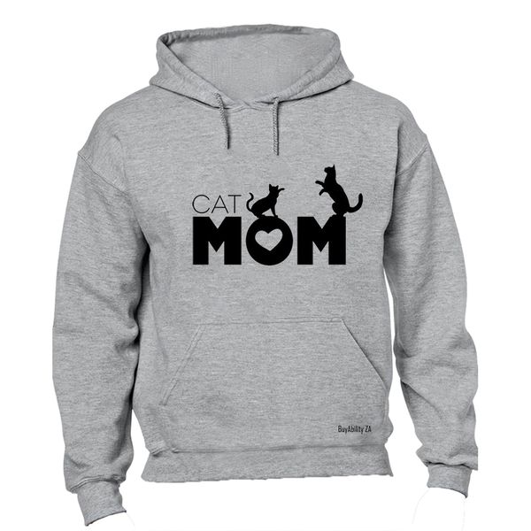 Cat Mom - Heart - Hoodie