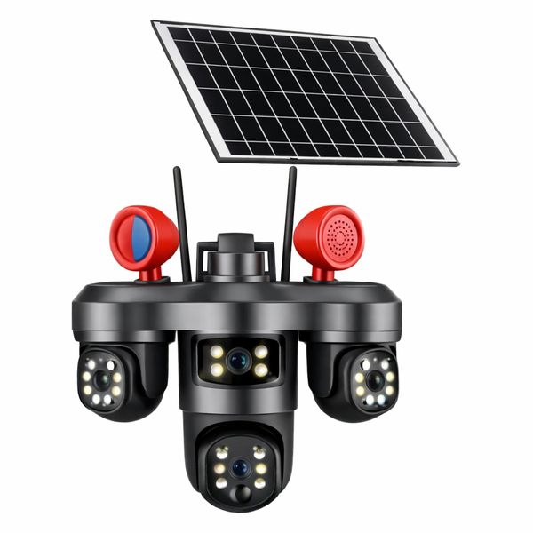 Pro Solar 4G Camera - Triple Gimbal, 360 Coverage