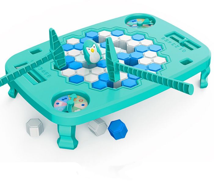 63PCS Knock Ice Trap Ice Breaker Save Penguin Desktop Puzzle Toys