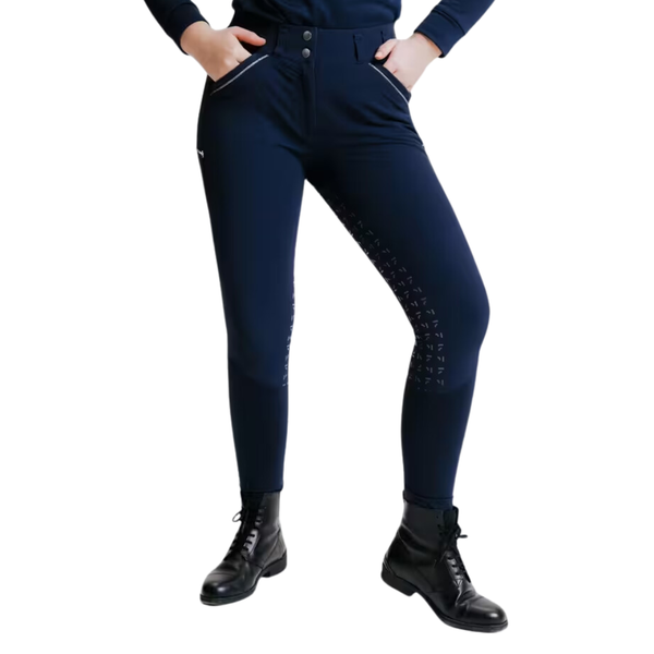 Fouganza Women's Horse Riding Full Grip Jodhpurs 900 - Navy
