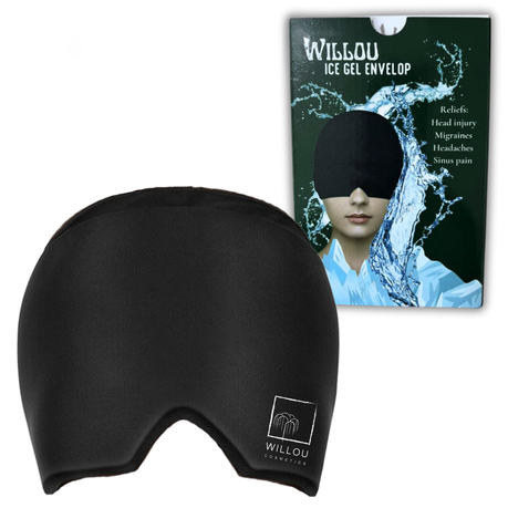 Willou Ice Gel Envelop Headache Double Sided Cold and Heat Therapy Cap Image