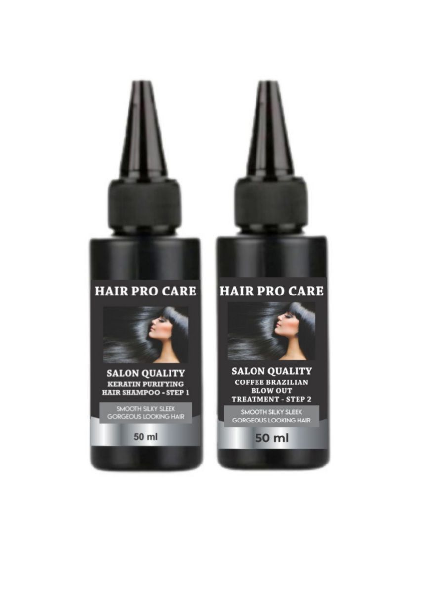 Coffee Brazilian Blow Out Hair Treatment and Purifying Hair Shampoo 50ml