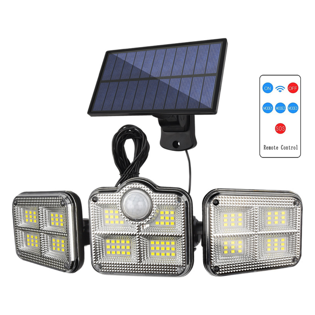 Solar Lights for Outdoor Security with Motion Sensor & Remote ...