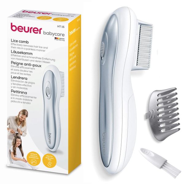 Beurer Lice Comb HT 15 Chemical-Free Lice &amp; Nit Removal for Children &amp; Pets