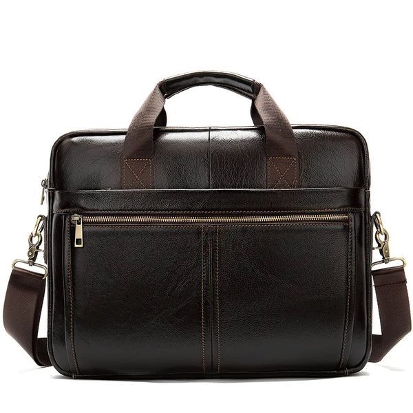 Boika Leather Laptop Bag - 14.5 Inch