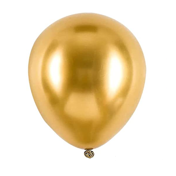 12 inch Metallic Chrome Balloons Blows - Pack of 50 Piece