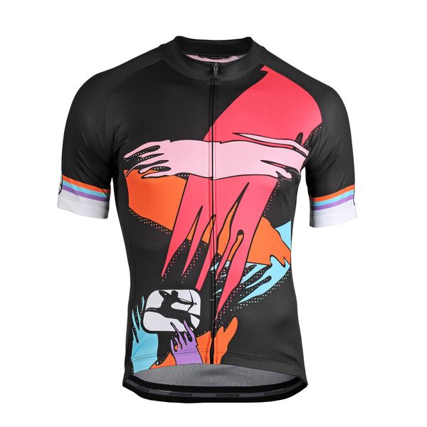 Giordana Vero Pro S/S Jersey Saggitario - Black / Pink / Orange