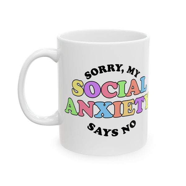 Puff Berry Social Anxiety Funny Coffee Mug