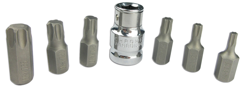 ACA - Multi Spline Coarse Bit Set - 7 Piece