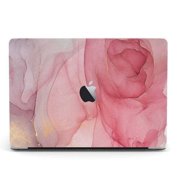 Pink Rose Designer Case Compatible with MacBook Pro 14" (2021+)