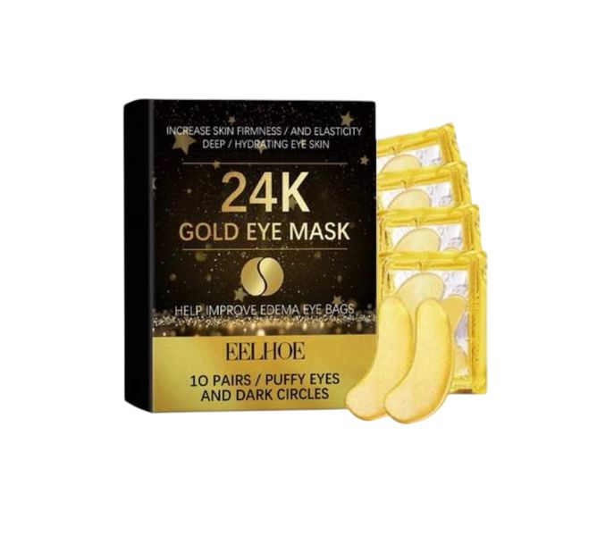 24K Gold Eye Mask - 10 Pairs