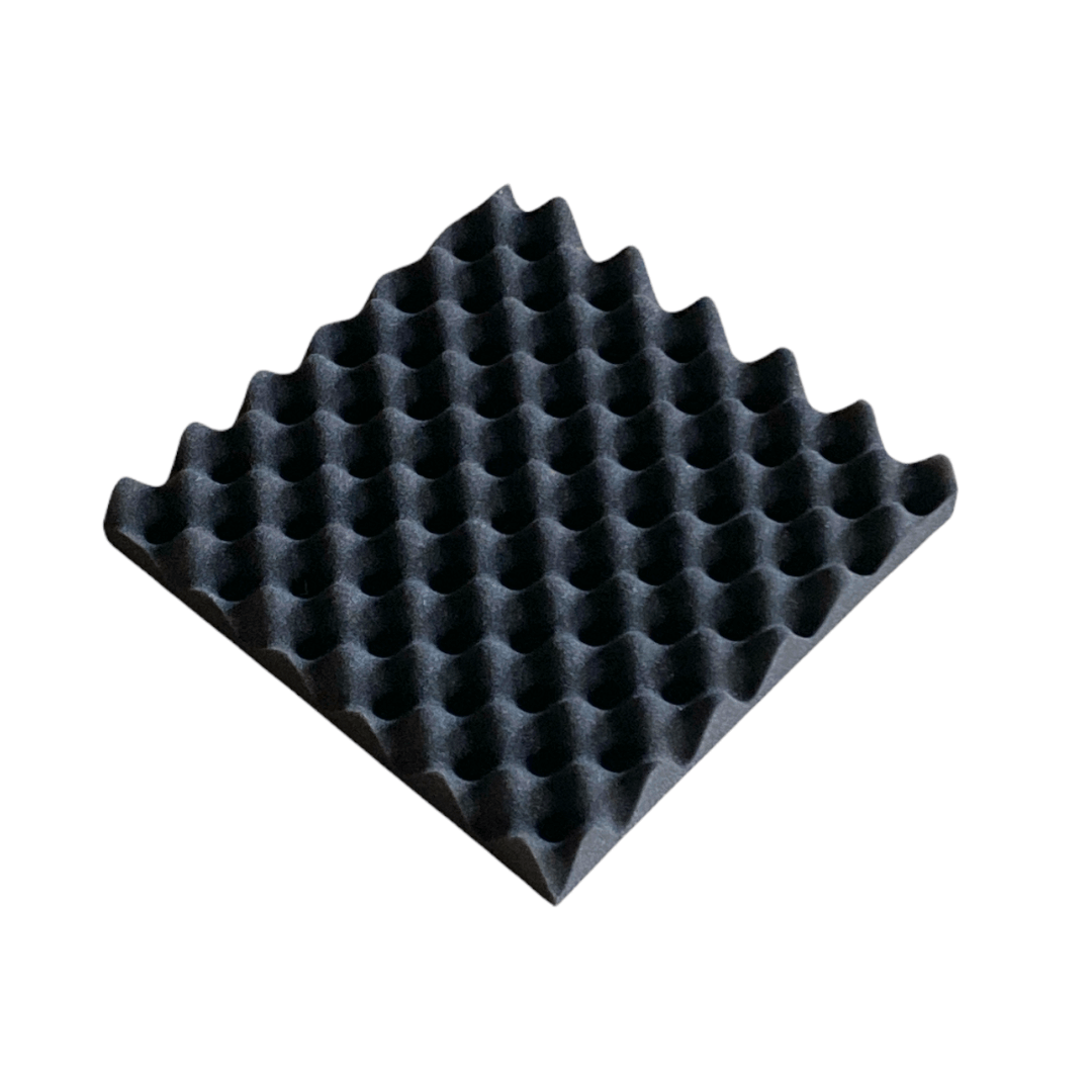 Egg crate (Convolute) Acoustic Foam Panel Black Shop Today. Get