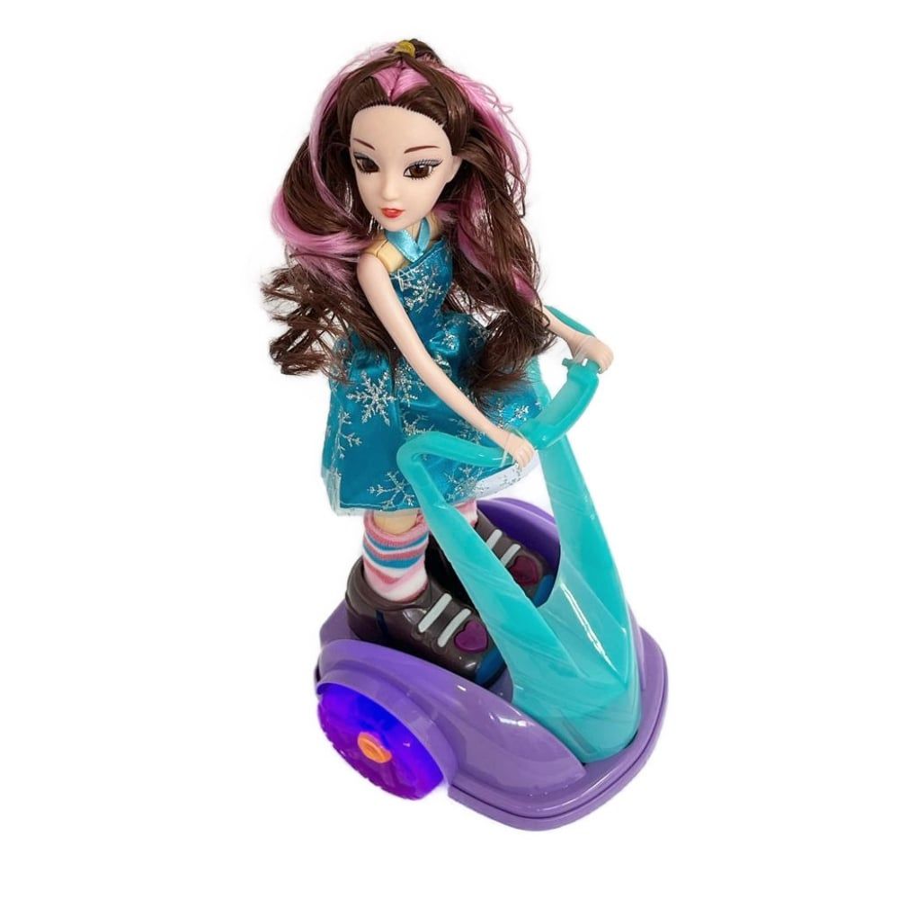 Time2Play Fashion Doll On Scooter With Music And Lights Blue Shop 