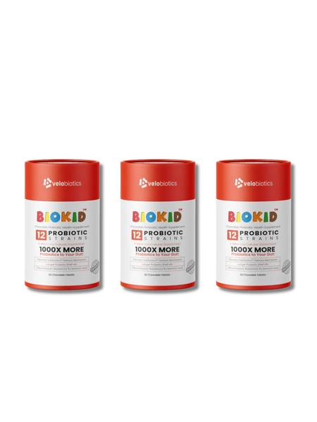 BioKid Probiotics Chewable for Children 90 Days Supply (3 x 30 Tabs)