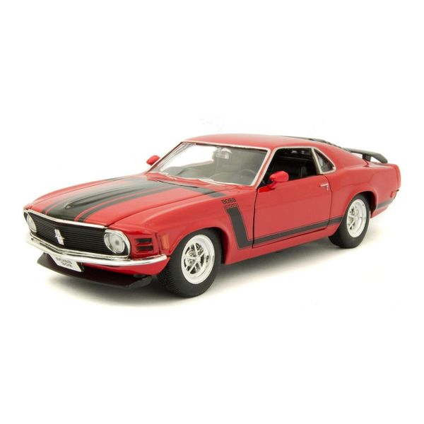 Welly 1970 Ford Mustang Scale 1:24 Diecast Car - Red