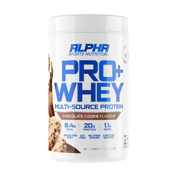 Alpha Sports Nutrition Pro+ Whey - Chocolate Cookie - 800g
