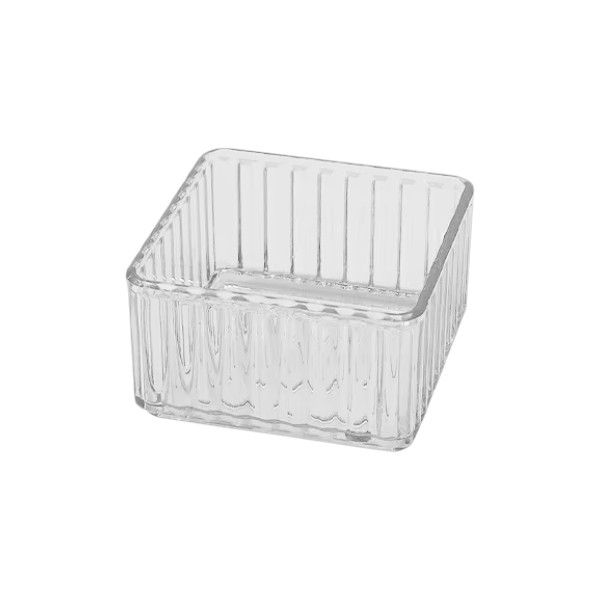 Small - Acrylic Makeup Organizer Box - Transparent