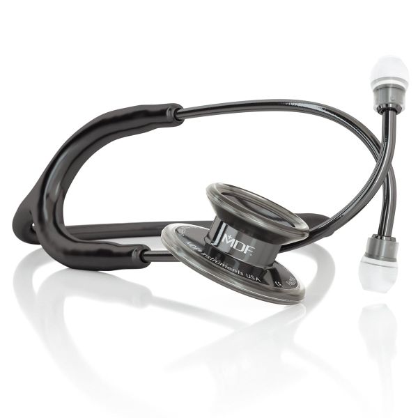 Md One Adult Stethoscope - Black/Perla Noire