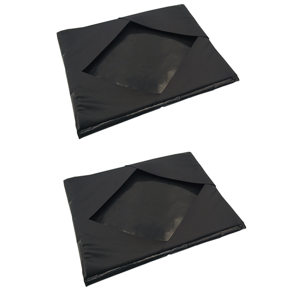 2PCS Heat Press Platen Wrap Cover,Reusable Non-Stick(Black 15 x 15In)