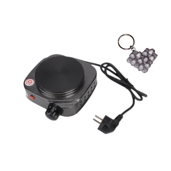 Electric Single Plate Stove 500w and handmade key holder