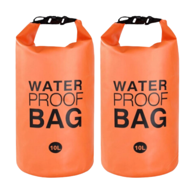 2 Piece Trendy Outdoor Backpack, Drift PVC Barrel Bag for Rafting and Hiking