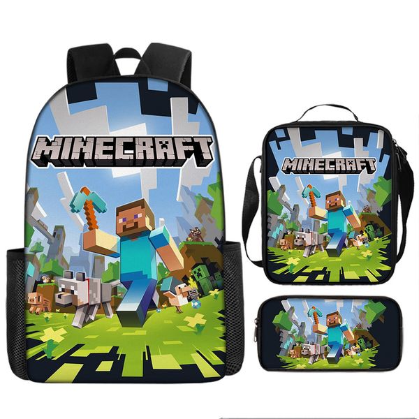 Lunch Box | Pencil Case Set Minecraft image