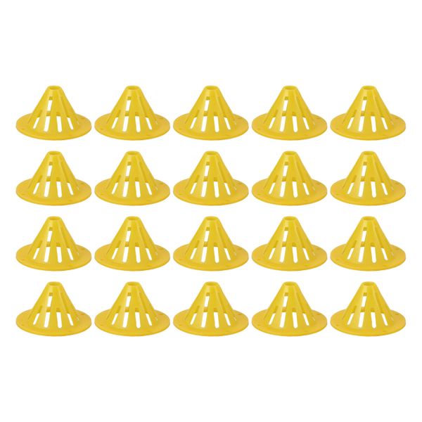 20 Pieces Plastic Beehive Entrance Cones - One - way Gate