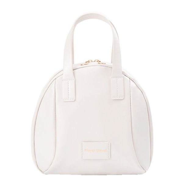 Large Capacity Faux Leather Cosmetics Bag