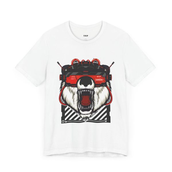 TUP Men's White T-Shirt - Warning Polar