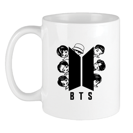 Send BTS Printed Mug Online - GAL23-110616