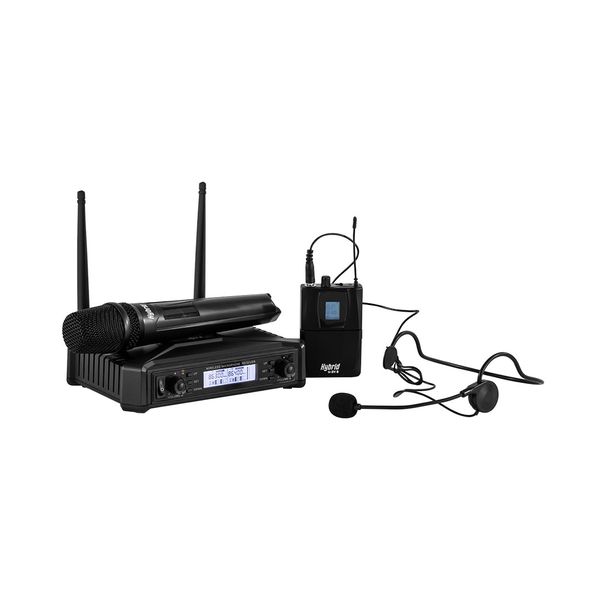 Hybrid U-DV B Handheld + Headset - Wireless Microphone Set