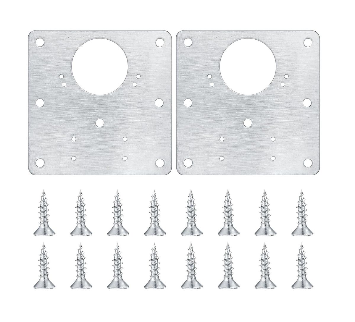 Cabinet Hinges Repair Plate,Stainless Steel Hinge Repair Brackets Kit 2 set