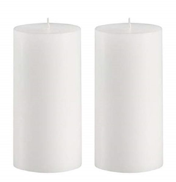 2 Citronella Pillar Candle 10x20cm .