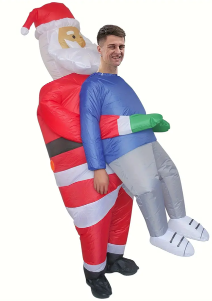 Inflatable Carry Me Santa Suit