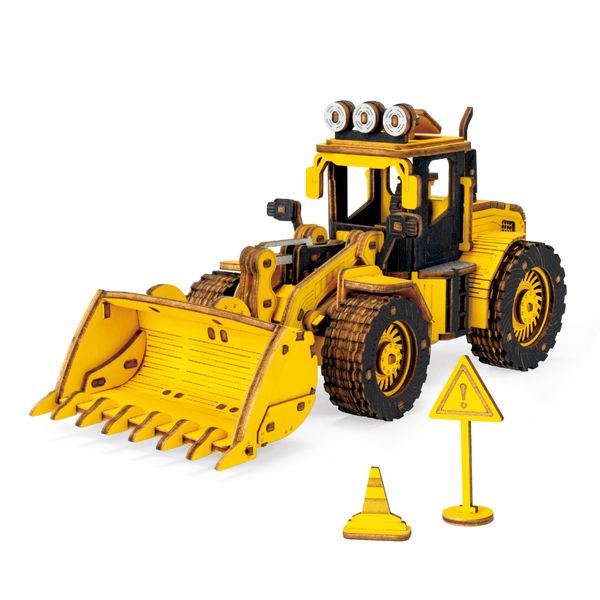 Robotime Wheel Loader 3D Wooden Puzzle - 211-Piece