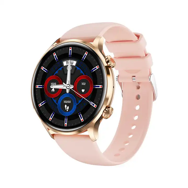 Stylish and Comfortable Silicon Strap Smartwatch