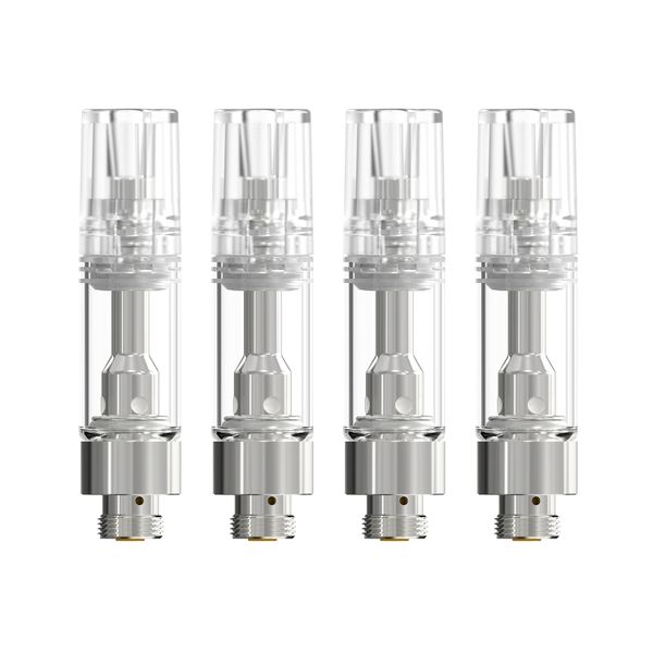 Cannbro 0.5ml Transparent 510 Cartridge 4-Pack Premium Visible Airflow