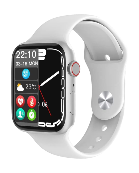 T168 - Eytlptoc Touch Screen Smart Watch With Fitness Tracker - Silver