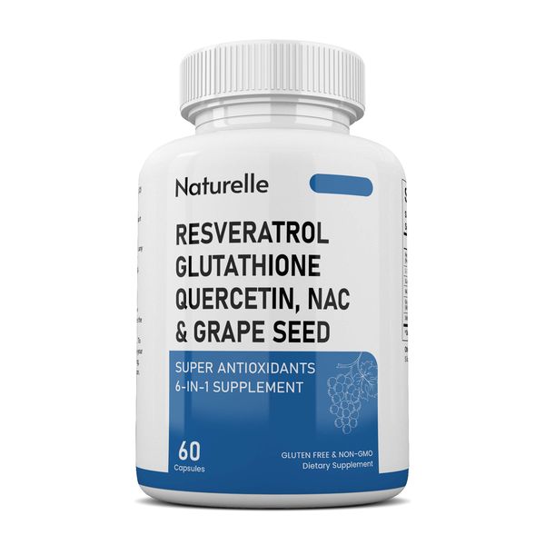 Resveratrol with Glutathione, Quercetin, NAC &amp; Grape Seed