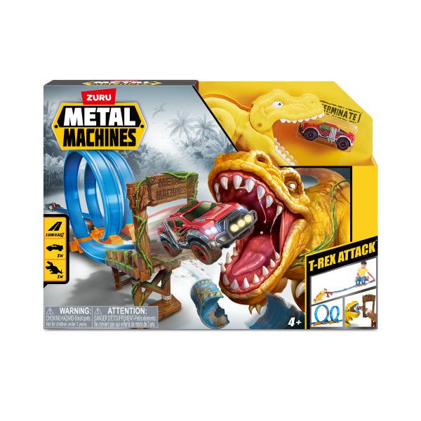 ZURU - Metal Machines-Playset-Series 1 T-Rex