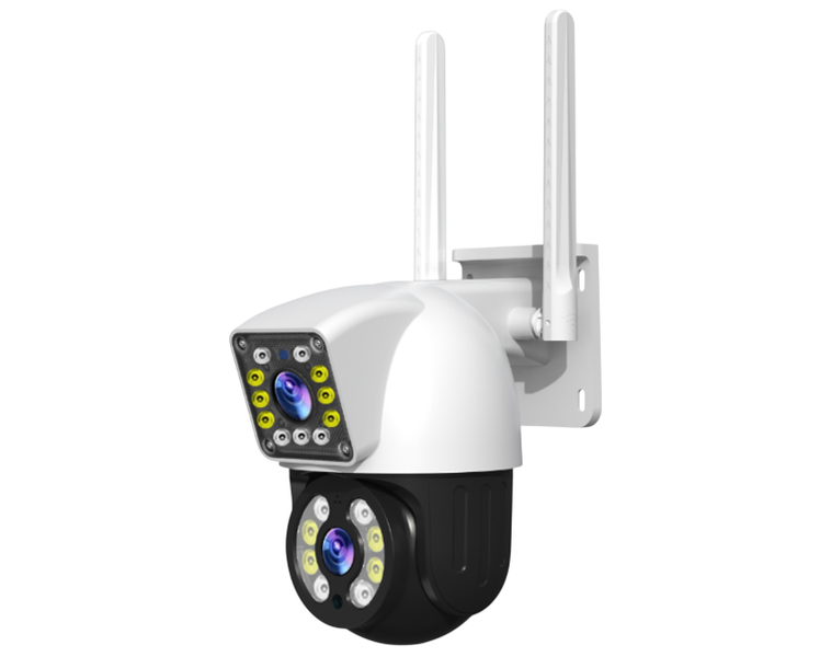Smart Dual Light Wi-Fi CCTV Camera (10m-20m Night Vision) - PD03T3