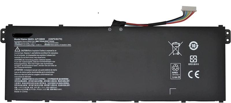 Battery for Acer Aspire 3 A314, Chromebook 15, Swift 3 SF314 (AP19B8K)
