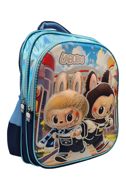 Boys Duo Character School Bag, Backpack - 3 Compartments