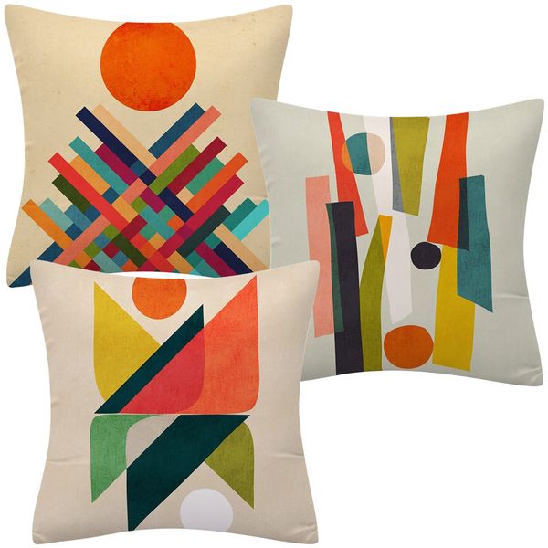 Home Decor Sofa Cushion Cover Bright Set of 3(45cm)
