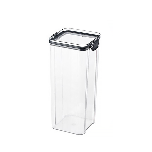 Clear Food Storage Container with Clips - 1300ML